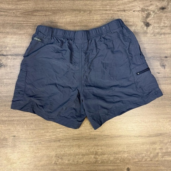 Columbia Blue Cargo Shorts with Elastic Waistband - Picture 8 of 12
